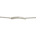 thumbnail image 5 of Pre-Owned Gucci logo plate ball chain 1697AR sterling silver 925... (Good), 5 of 8
