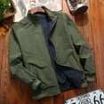 thumbnail image 4 of Kureaily Men's Jacket Lightweight Casual Spring Fall Windbreaker Zip Up Coat With Pocket, 4 of 9