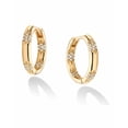 thumbnail image 1 of Pendientes Xtellar Para MujerAretes Oro 14k Con Zirconias, 1 of 4