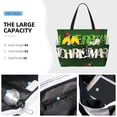 thumbnail image 3 of Kdxio Merry Christmas for Beach Bag for Women Large Beach Tote Bag Waterproof Sandproof Swim Bag with Zipper Pockets Beach Vacation Travel, 3 of 7