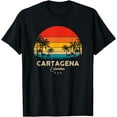 thumbnail image 2 of Retro Cartagena - Colombia Souvenir Sunset T-Shirt, 2 of 3