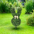 thumbnail image 6 of AYKHKYA Bunny Topiary, Artificial Bunny-Shaped Topiary Tree, Bunny Topiary outdoor, Faux Boxwood Plants UV-Resistant for Front Porch Planter Spring Easter Decor, Home Lawn Patio Ornaments Supplies, 6 of 9