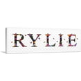 thumbnail image 1 of ARTCANVAS RYLIE Girls Name Room Decor Canvas Art Print - Size: 36" x 12" (1.50" Deep), 1 of 9