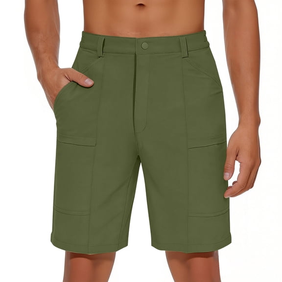 Yievot Mens Golf Shorts with Pockets Summer Lightweight Cargo Shorts for Casual Work Outdoor Hiking