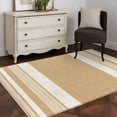 thumbnail image 5 of Vintage Tan Brown Striped Kitchen Runner Rug 2.7x5 Washable Runners for Hallway Non Slip Farmhouse Modern Stripes Boho Linen Large Area Rug Carpet for Bathroom Laundry Entryway Bedroom Living Room, 5 of 9
