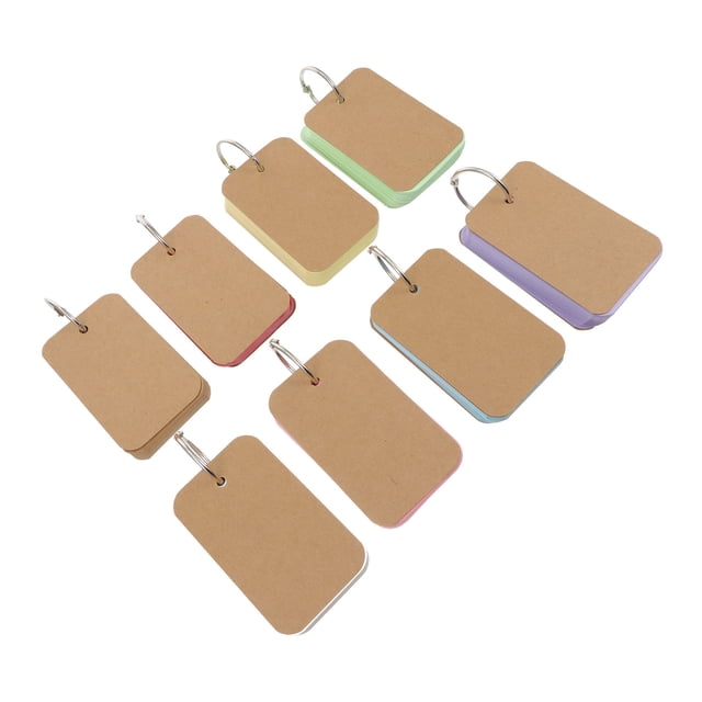 OULII 8Pcs Memo Cards Assorted Colors Stylish Stationery for Writing Daily Schedules and Messages