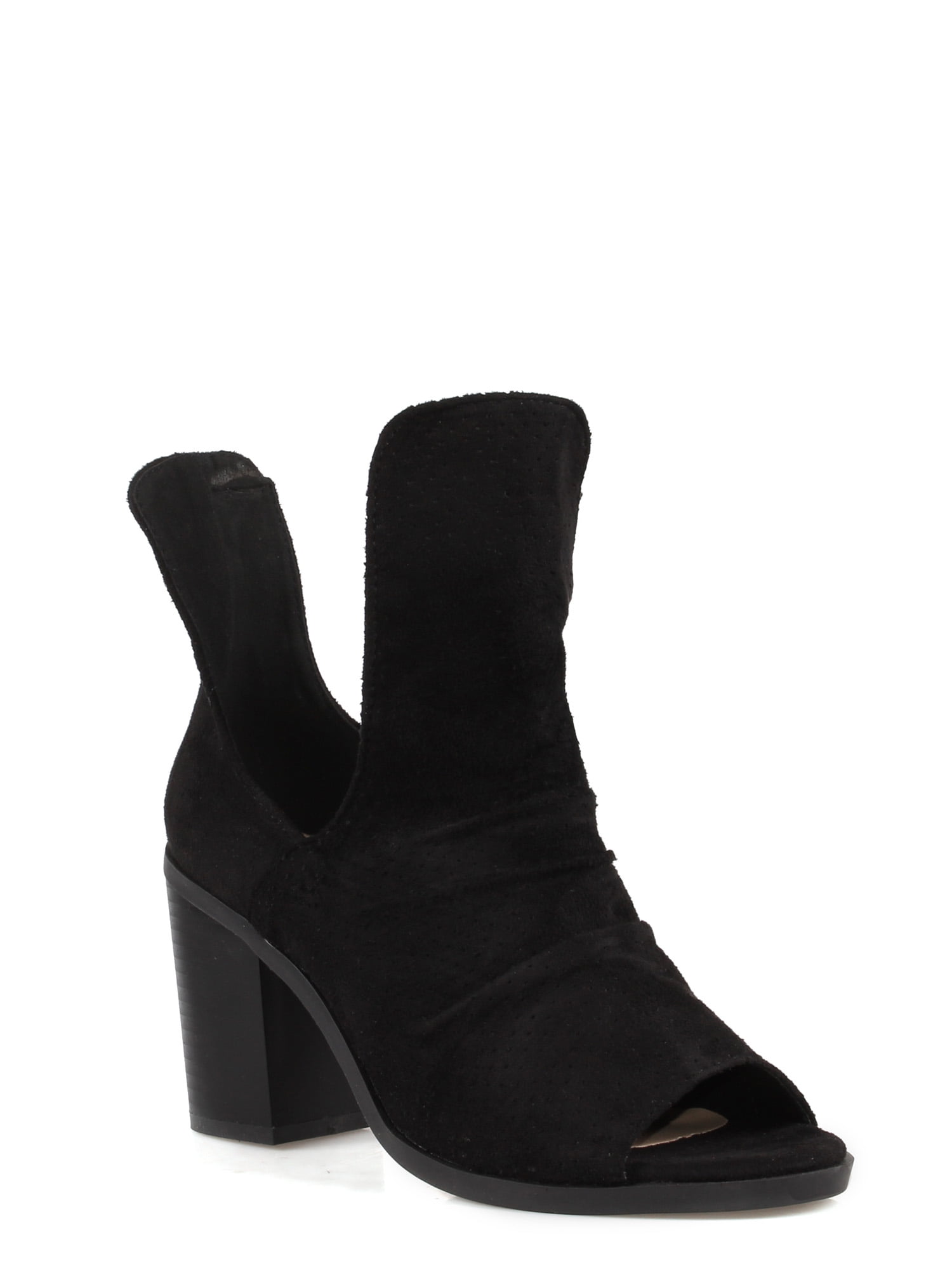 walmart peep toe booties