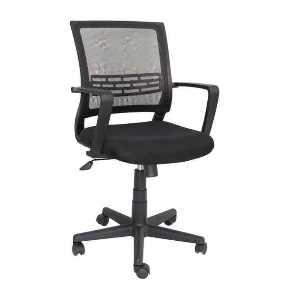 Silla de Oficina Mainstays Ajustable Negra