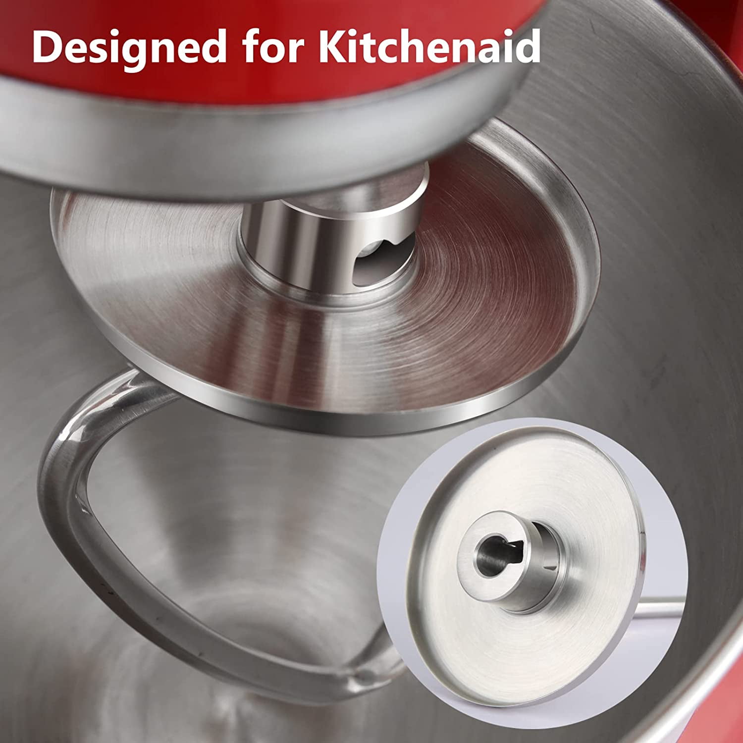 LETOMS Paddle Attachment for Kitchenaid Stand Mixers 4.5-5 Quart, Flex Edge  Beater for Kitchenaid Mixer, Dishwasher Safe