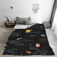 thumbnail image 3 of Yiaed Galaxy Pattern Fleece Throw Blanket,Fleece Throw Blankets for Couch & Bed All Season Use -40"x30", 3 of 5