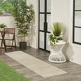 thumbnail image 5 of Nourison Essentials Indoor/Outdoor Ivory Gold 2'2" x 7'6 Area Rug (2x8), 5 of 8