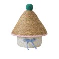 thumbnail image 2 of Round Woven Cotton Rope Storage Basket with Lid, Multicolor, 11 x 7 Inches, Decorative Organizer for Desk, Shelf, Bathroom, 2 of 6