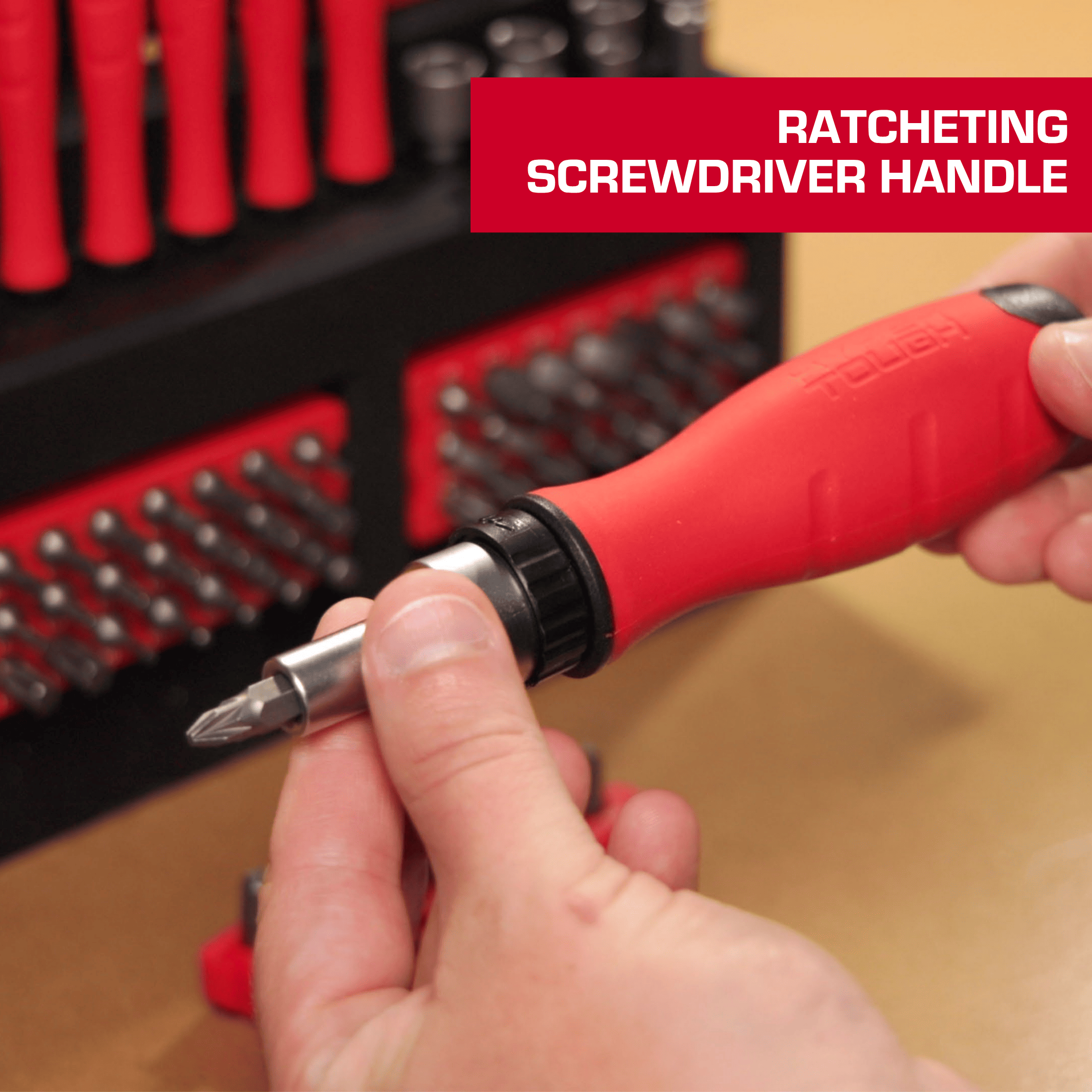 Hyper Tough 110-Piece Screwdriver Set with Storage Rack photo 6