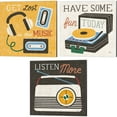 thumbnail image 1 of Great Art Now Retro Desktop by Michael Mullan 3 Piece Canvas Art Set Each 14W x 14H, 1 of 5