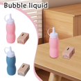 thumbnail image 2 of 70ml Kids Bubble Machine Elastic Magic Wand Liquid Refill，Non-Toxic Leak-Proof Solution for Birthdays, Parties(Blue), 2 of 4