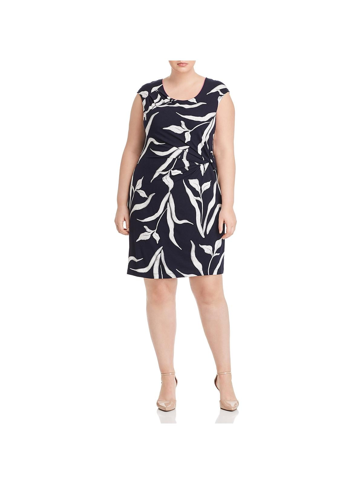Nic + Zoe Womens Plus Printed Sleeveless Casual Dress - Walmart.com