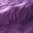 thumbnail image 4 of Deluxe Ultra Soft Faux Sheepskin Fur Series Fluffy Decorative Indoor Shag Area Rug, 6 x 9 Feet, Rectangle, Purple, 1 Pack, 4 of 4