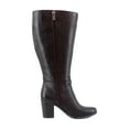 thumbnail image 6 of Naturalizer Kalina Extra Wide Calf Women's Boots Wine Leather Size 9 W, 6 of 8