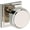 Lifetime Polished Nickel, variant on Baldwin HDVASSSR044 Vashon Non-Turning One-Sided Dummy Door Knob - Brass