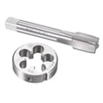 thumbnail image 1 of Unique Bargains Metric Tap and Die Set Machine Thread Tap with Round Die M16 x 1mm, 1 of 6