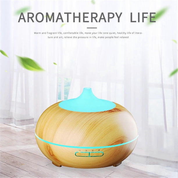550ML Wood Grain Aroma Air Humidifier Multicolor Home Usage Essential Oil Large Capacity Air Humidifier