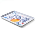thumbnail image 3 of Cook with Color Melamine Serving Tray, Lightweight Plastic Tray for Serving Food and Drinks, Bad Day to be a Hotdog, 3 of 5