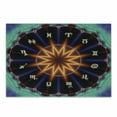 thumbnail image 1 of Astral Cutting Board, Horoscope Wheel with Sun Center and Zodiac Signs Mystic Illustration, Decorative Tempered Glass Cutting and Serving Board, in 3 Sizes, by Ambesonne, 1 of 2