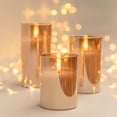 thumbnail image 2 of Velas LED sin llama ANGELLOONG con control remoto y temporizador, doradas, 2 of 7