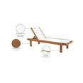 thumbnail image 2 of Meridian Furniture Tulum Off White Water Resisting Outdoor Patio Lounger, 2 of 7