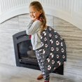 thumbnail image 3 of Christmas Bags Drawstring,Black Christmas Snowman Pattern Large Xmas Christmas Gift Bags,Reusable for Xmas and New Year Party Favors and Supplies,27.6" X 19.7", 3 of 5