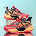 thumbnail image 5 of Bolognifi Fashion Men's Shoes Basketball Sports Training Sneakers Running Fans - RED_5.5, 5 of 6