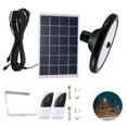 thumbnail image 1 of Solar Lights Motion Sensor Solar Pendant Light with Adjustable Multi-position Panel Waterproof Solar lamp with Remote Control  for Garage Deck Fence Patio, 1 of 9