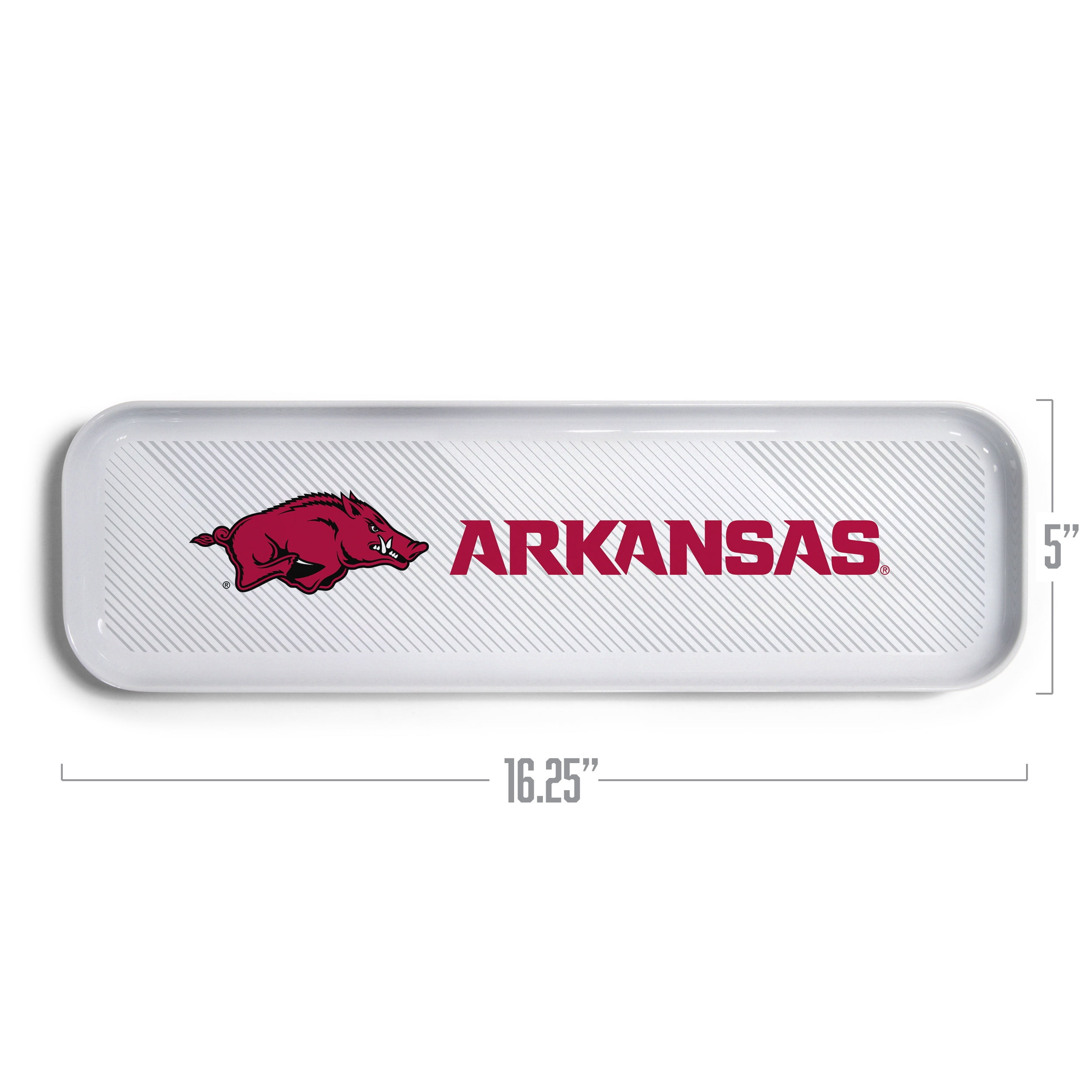 YouTheFan NCAA Arkansas Razorbacks Small Snack Platter