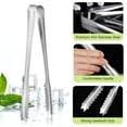 thumbnail image 4 of Stainless Steel Ice Tong Comfortable Grip Serving Tong Multifunctional Tong for Kitchen Bar Party, 4 of 8
