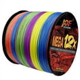 thumbnail image 1 of 12 Strands Multifilament 300M-1000M Super Strong PE Braided Fish Line 25LB-120LB Multicolor Saltwater Fishing Weave Braid Cord Multicolor 300M-0.47MM-92LB, 1 of 6