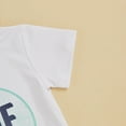 thumbnail image 7 of Hienoo Infant Boys Summer Clothes Set Short Sleeve Graphic Tee and Shorts Outfits, White, 7 of 7