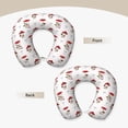 thumbnail image 3 of KLL Different Mushrooms Pattern Memory Foam Cervical Neck Pillow Versatile U-Shaped Pillows for Home/Office/Camping/Travelling/Soft Washable Cover, 3 of 8