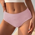 thumbnail image 2 of Xijirk Panties for Women,Fashion Underwear Low Waist Striped Briefs Comfortable Panties Soft Fabric for Casual Wear,Womens Underwear,Pink,XL, 2 of 6