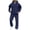 Dark Blue-2, variant on Aofany Men Sweatpants Tracksuit Set Casual 2 Pcs Sweatshirts and Pant Outfits Gym Loungewear Hoodies Sweatsuit