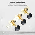 thumbnail image 3 of Machine Head Tuners, Simple Appearance Guitar Tuning Pegs 2PCS Triple Replacement Parts  For Classical Acoustic Guitars, 3 of 8