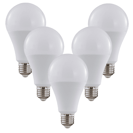 

5 Packs LED Light Bulbs 60 Watt Equivalent 9W 800 Lumens Non-Dimmable Cool White 6500K A19 E26 Standard Medium Base 10000 Hour Lifetime