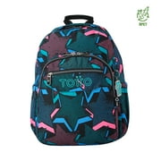 Mochila Escolar Acuarela RPET Negro Lety BlackTotto Lider.cl
