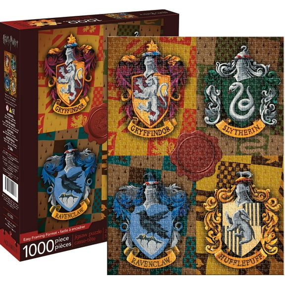 Aquarius - Harry Potter Crests - 1000 Piece Jigsaw Puzzle