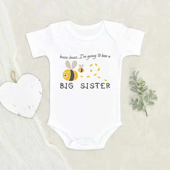 Newborn Baby Clothes - I'm Going To Bee A Big Sis Clothes - Pregnancy Announcement Baby Clothes