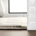thumbnail image 3 of nuLOOM Alaiya Checkered Machine Washable Area Rug, 6', Round, Cream, 3 of 9