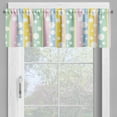 thumbnail image 4 of Ambesonne Abstract Valance & Curtain, Pastel Colored Stripes, 55"x36", Multicolor, 4 of 6