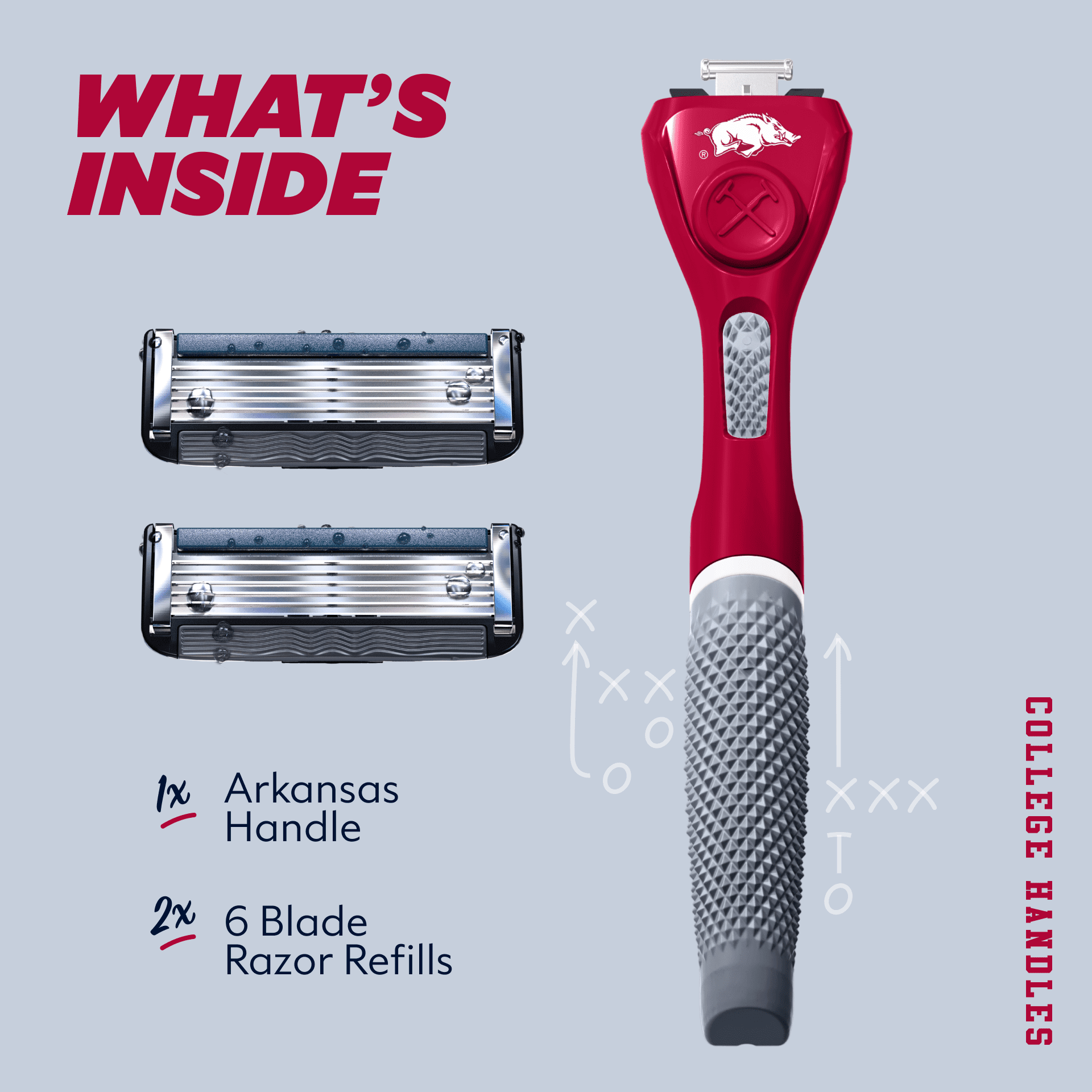 Dollar Shave Club Arkansas 6-Blade Razor Starter Set