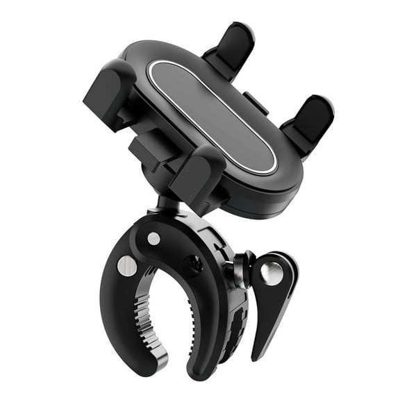 Adjustable Phone Holder Rack Stand For Strollers And Bikes With 360 Rotating Secure Grip Universal Mount For Smartphones