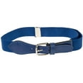 thumbnail image 2 of Kids Elastic Adjustable Belt with Leather Closure - Royal Blue, 2 of 4