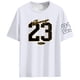 thumbnail image 3 of Camiseta personalizada con estampado alfanumérico para hombre - Cuello redondo y manga corta - Mezcla de algodón, nombre/número personalizado para regalos únicos, 3 of 5